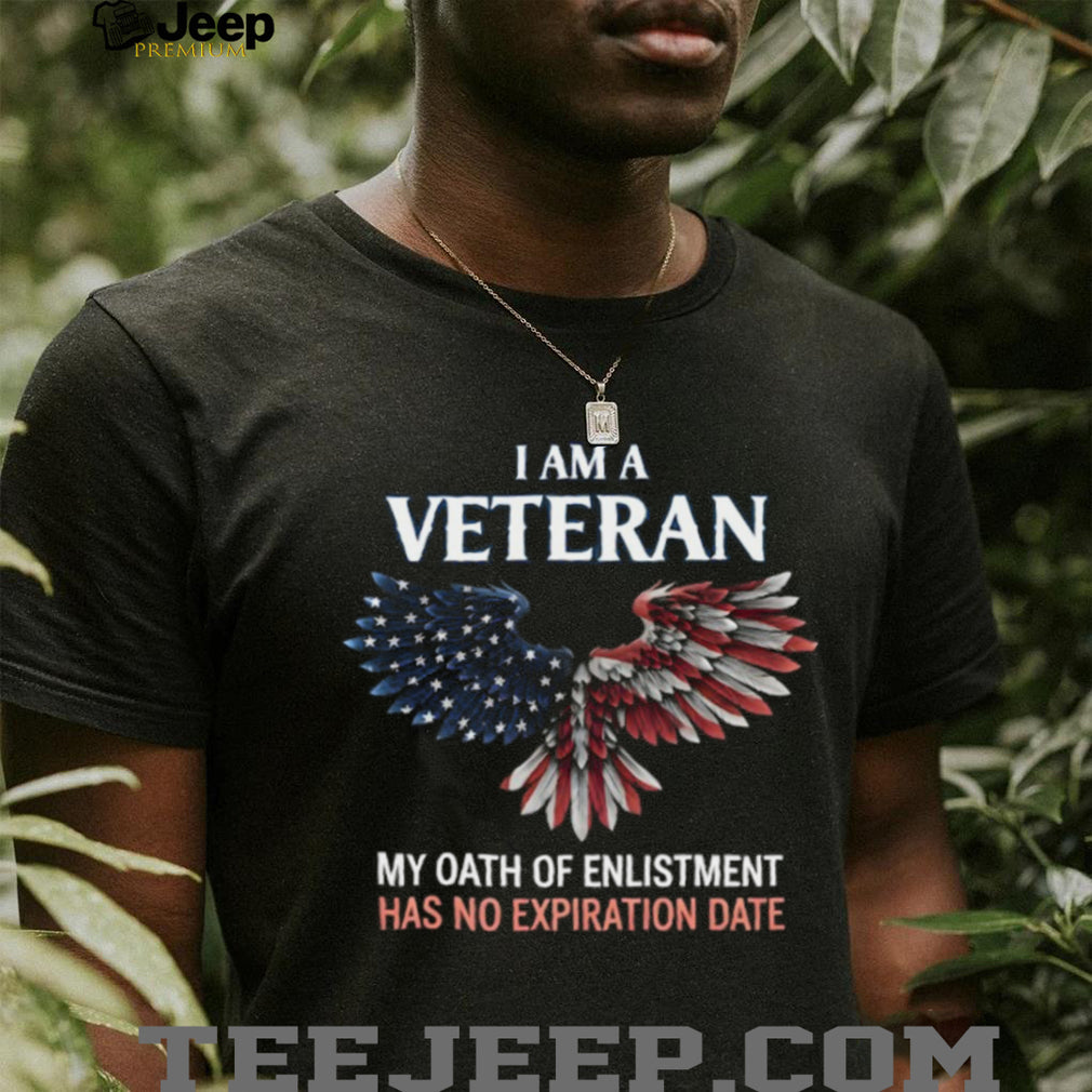 I Am A Veteran Oath Of Enlistment Patriotic Eagle Wings T Shirt