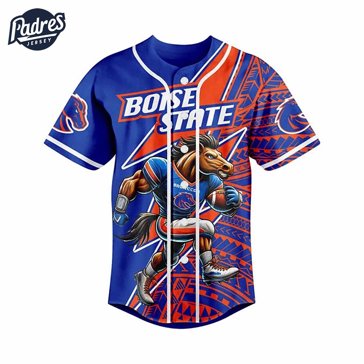I Am Die Hard Fan Your Approval Is Not Required Boise State Broncos Football Baseball Jersey - Padres Jersey... (Image 2)