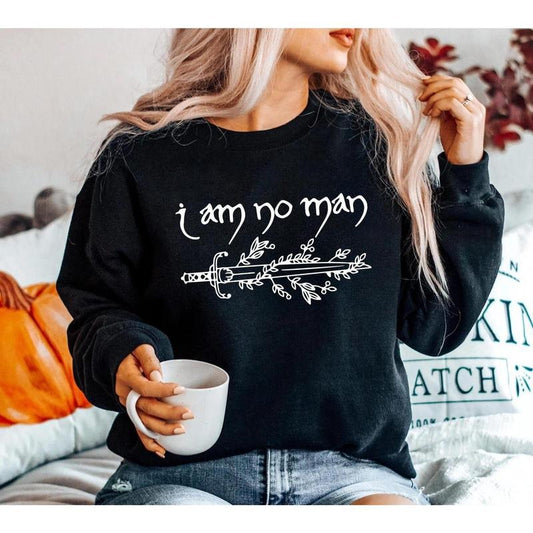 I Am No Man tshirt, Fantasy Merch, Reading Fandom t-shirt, Literature, Book Lover tshirt, Comfort Colors, fantasy book shirt, Fantasy Reader