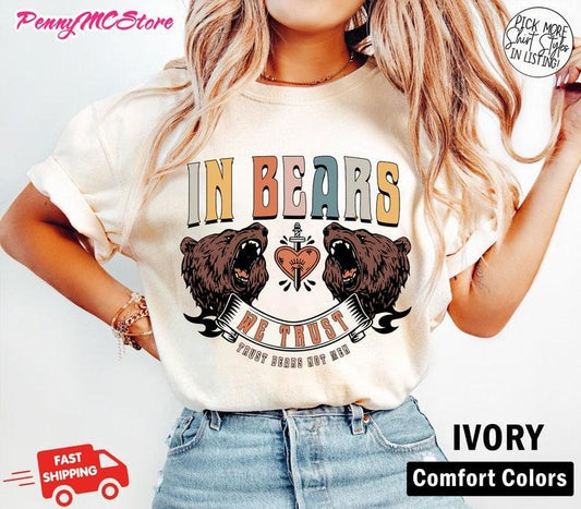 I Choose The Bear Shirt, Team Bear Shirt, Bear Vs Man, Fuck the Patriarchy, Equal Rights Shirt, Feminist Shirt, Medusa Shirt