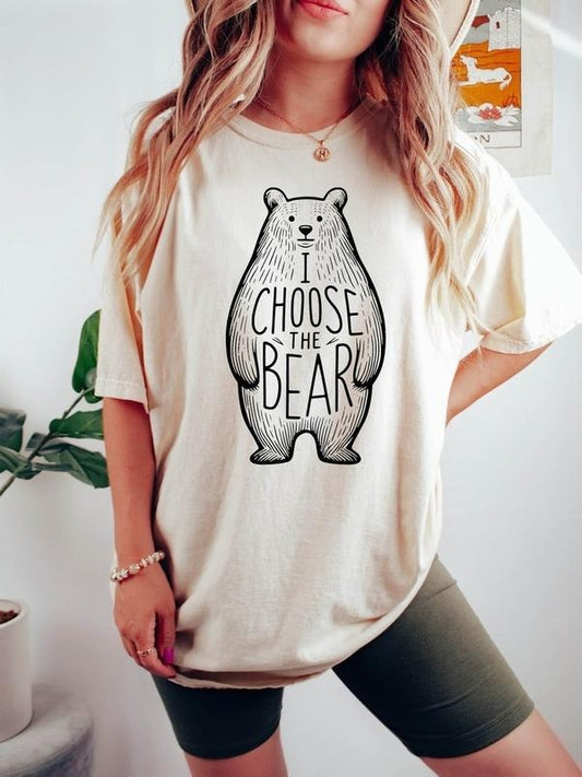 I Choose The Bear Shirt,Women Rights Shirt,Trendy Shirt,Feminism Shirt,Team Bear Shirt,Man Or Bear Shirt,Meme Graphic...