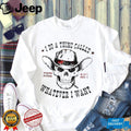 I Do A Thing Called Whatever I Want Skeleton Cowboy T Shirt