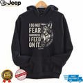 I Do Not Fear Darkness I Feed On It Wolf Graphic Motivation T Shirt