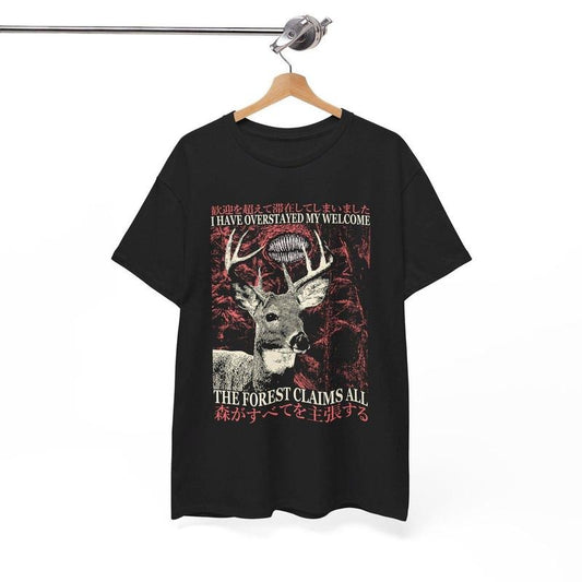 I Have Overstayed My Welcome Vintage Japanese Deer T-Shirt