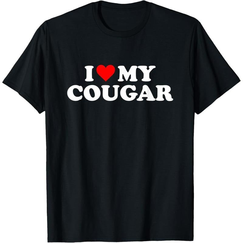 I Heart My Cougar T-Shirt made in usa Hoodie, Sweatshirt | WearSparks.com