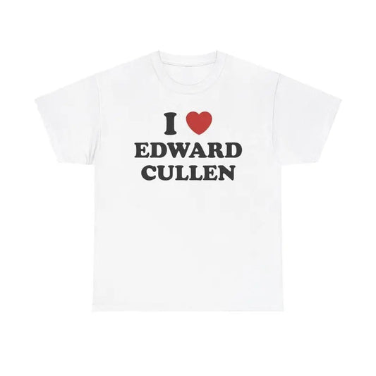 I Love Edward Cullen Unisex Tee, Twilight movie shirt Menswear T-Shirtstyle{n002}2