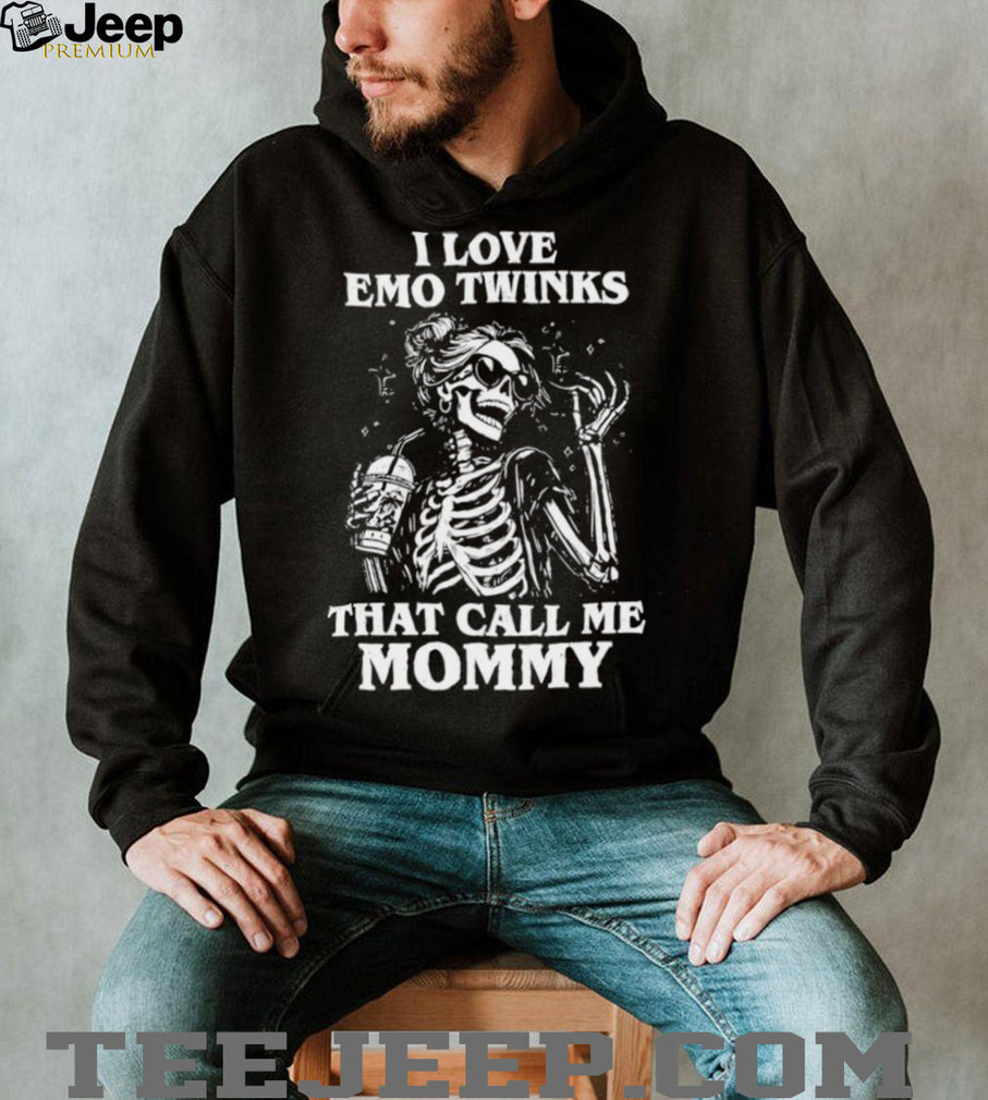 I Love Emo Twinks That Call Me Mommy Skeleton Sunglasses T Shirt