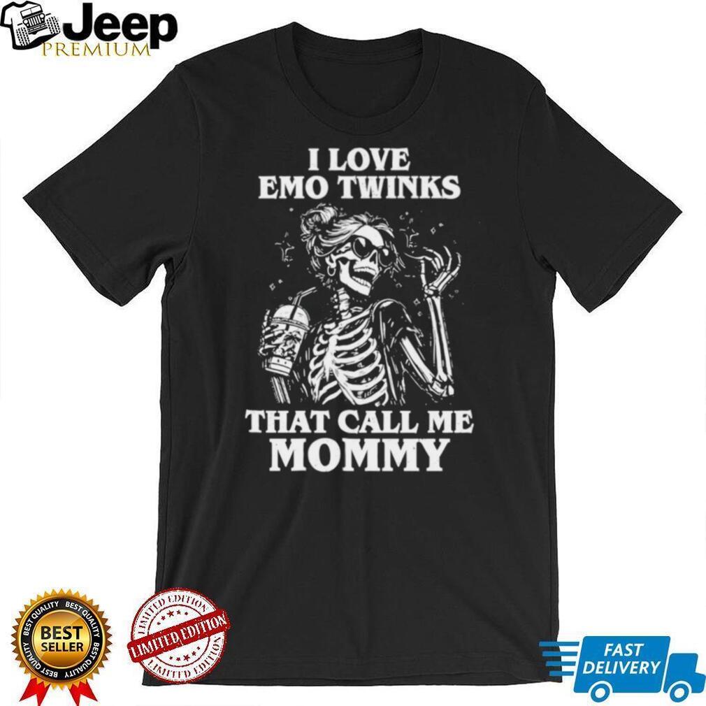 I Love Emo Twinks That Call Me Mommy Skeleton Sunglasses T Shirt
