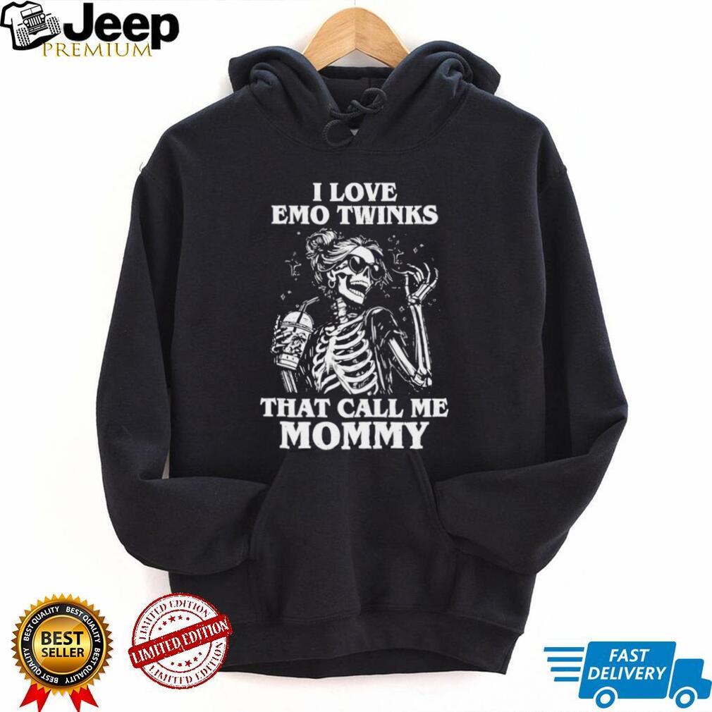 I Love Emo Twinks That Call Me Mommy Skeleton Sunglasses T Shirt