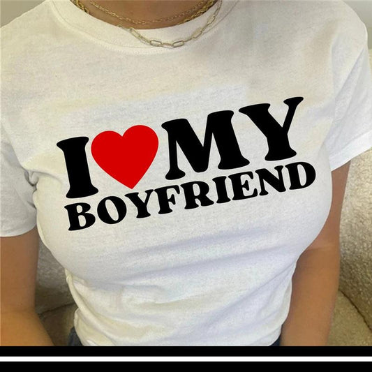 I Love My Boyfriend T Shirt - Lovers - Boyfriend Tee - Love  T-shirt, sweater and Hoodie