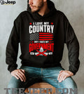 I Love My Country But I Hate My Government Political Patriotism Retro T Shirt