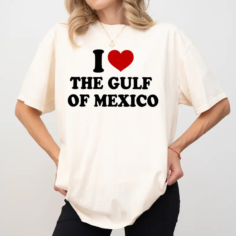 I Love The Gulf Of Mexico Comfort Colors Shirt, Mexico 1550 T-shirt, Mexico Summer Vacation Shirt, Unisex Clothing