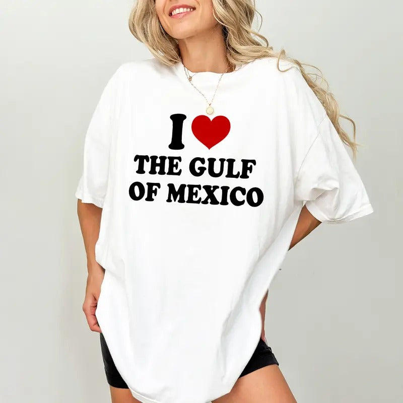 I Love The Gulf Of Mexico Comfort Colors Shirt, Mexico 1550 Unisex T-shirt, Mexico Summer Vacation Shirt, Unisex Clothing