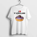 I Love V Line Abs Donut Spider Fitness V Taper Tshirts Sweater