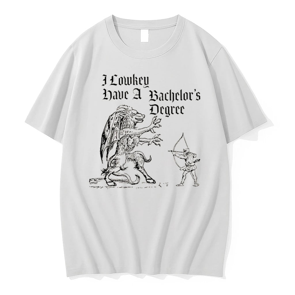I Lowkey Have A Bachelors Degree Medieval Demon Archer Tshirts Sweater