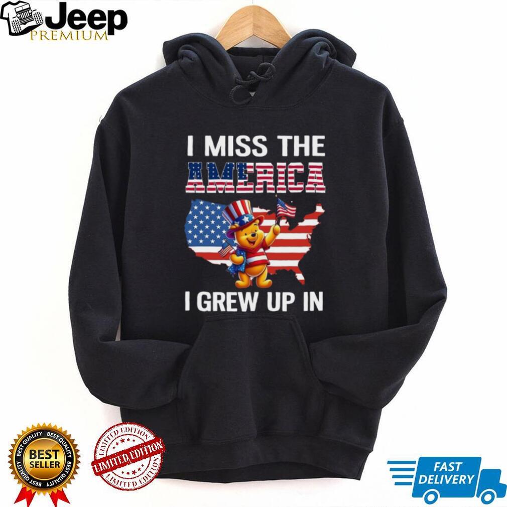 I Miss The America I Grew Up In Patriotic Pooh Bear T Shirt