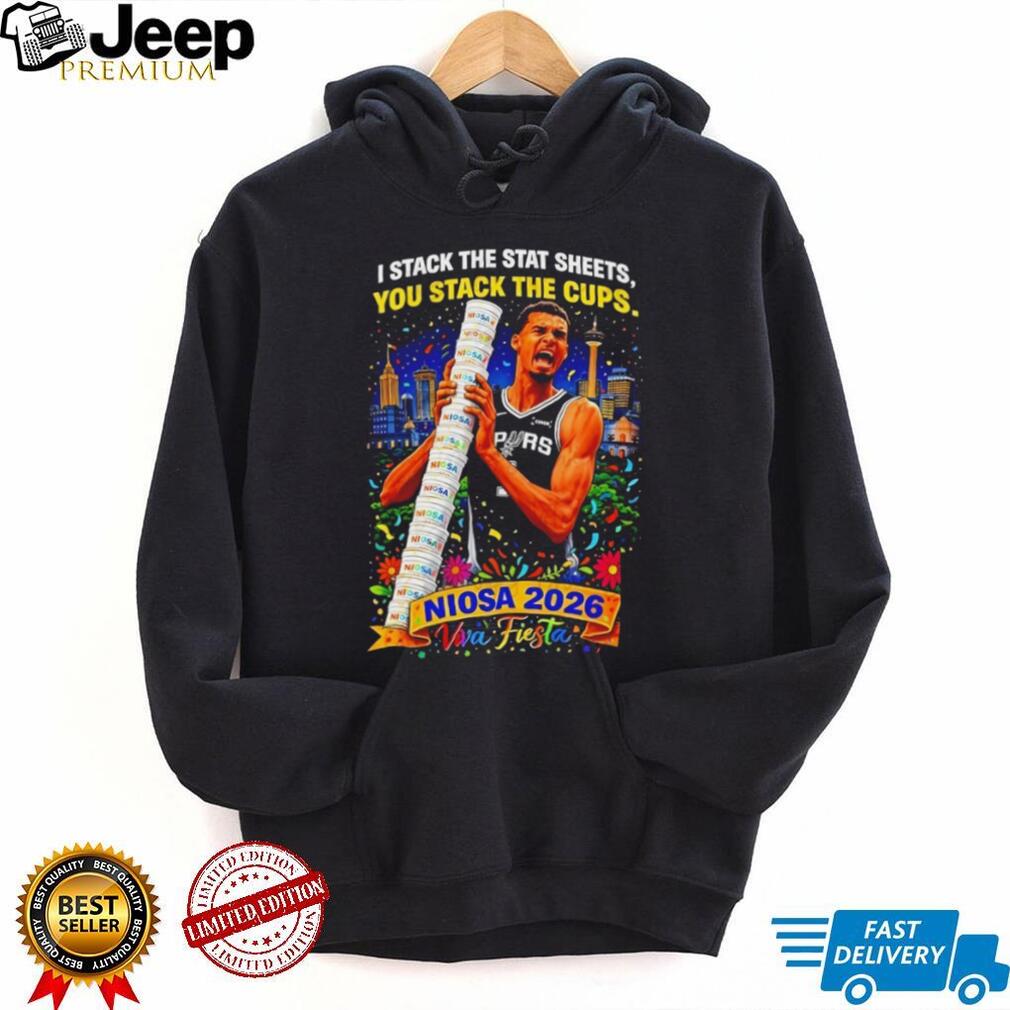 I Stack The Stat Sheets NIOSA 2026 Viva Fiesta Spurs T Shirt