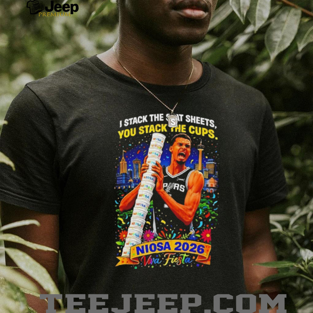 I Stack The Stat Sheets NIOSA 2026 Viva Fiesta Spurs T Shirt