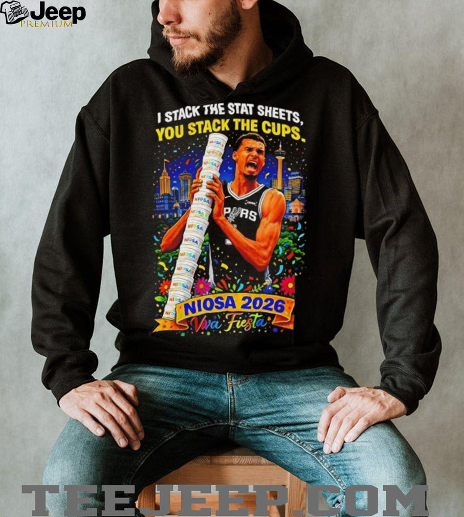 I Stack The Stat Sheets NIOSA 2026 Viva Fiesta Spurs T Shirt