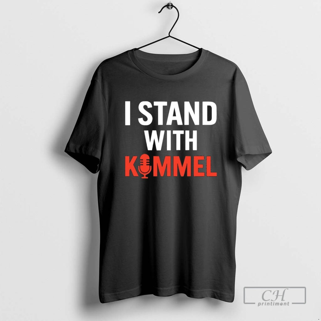 I Stand With Jimmy Kimmel Microphone