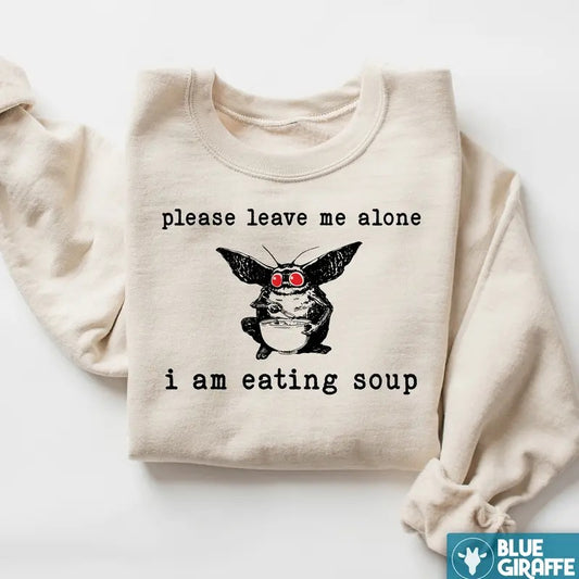 I am Eating Soup Mothman Premium Heavyweight Sweatshirt - Unisex Sizing - Menswear T-Shirts, Hoodie | WearSparks.com