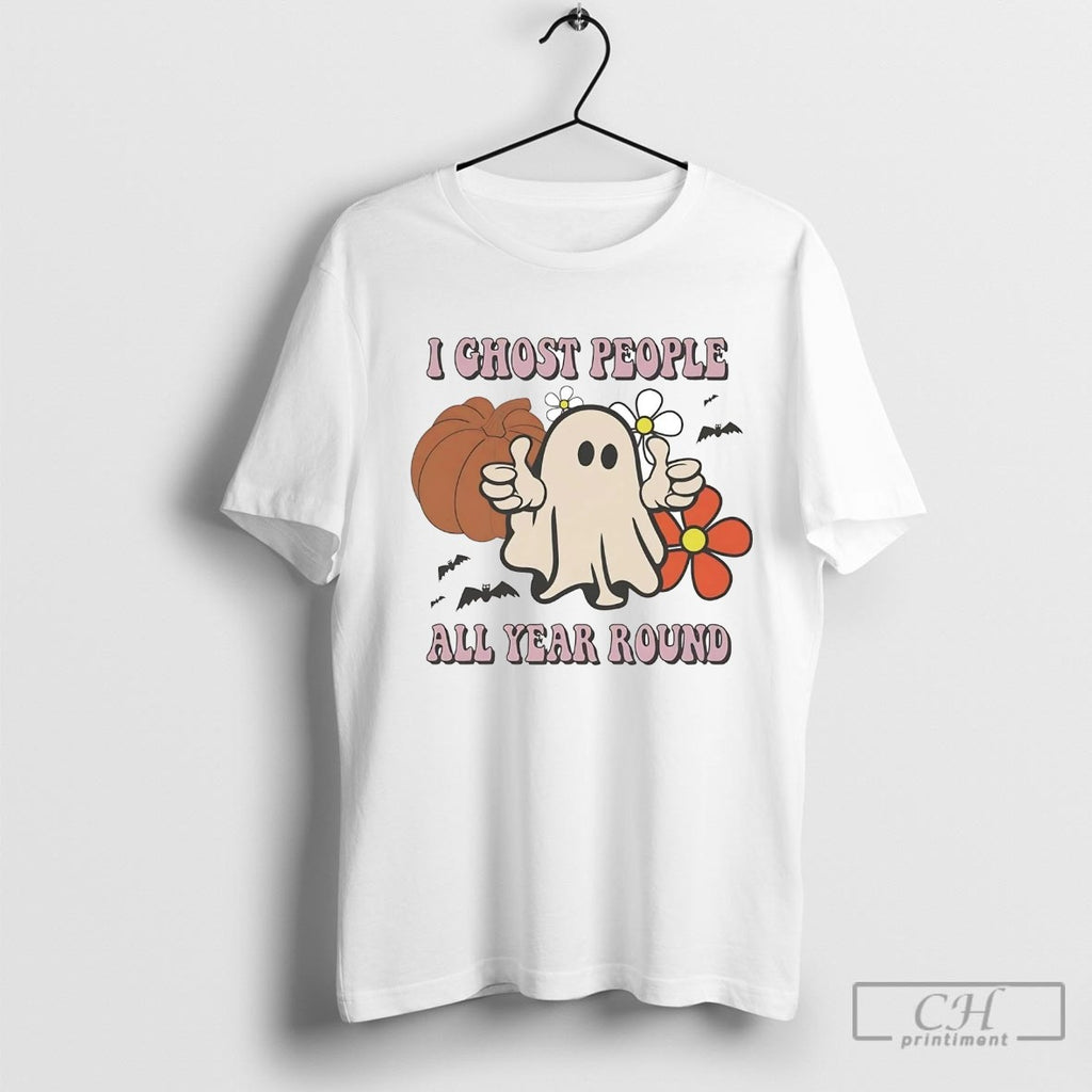 I Ghost People All Year Round Halloween Shirt Sweater
