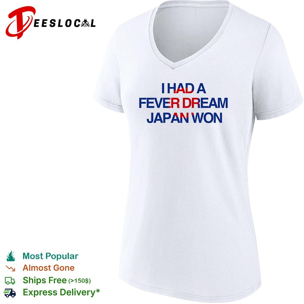 I had a fever dream Japan won football shirt
