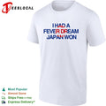 I had a fever dream Japan won football shirt