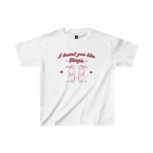 I heard you like magic Baby Tee, Y2K Baby Tee, Rabbit Baby Tee, Midwest Princess Baby Tee, 2000s baby tee, Graphic Y2K Baby Tee Women