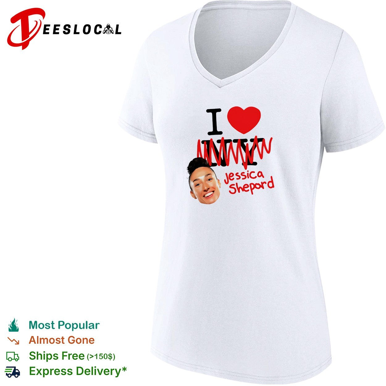 I love Jessica Shepard photo shirt