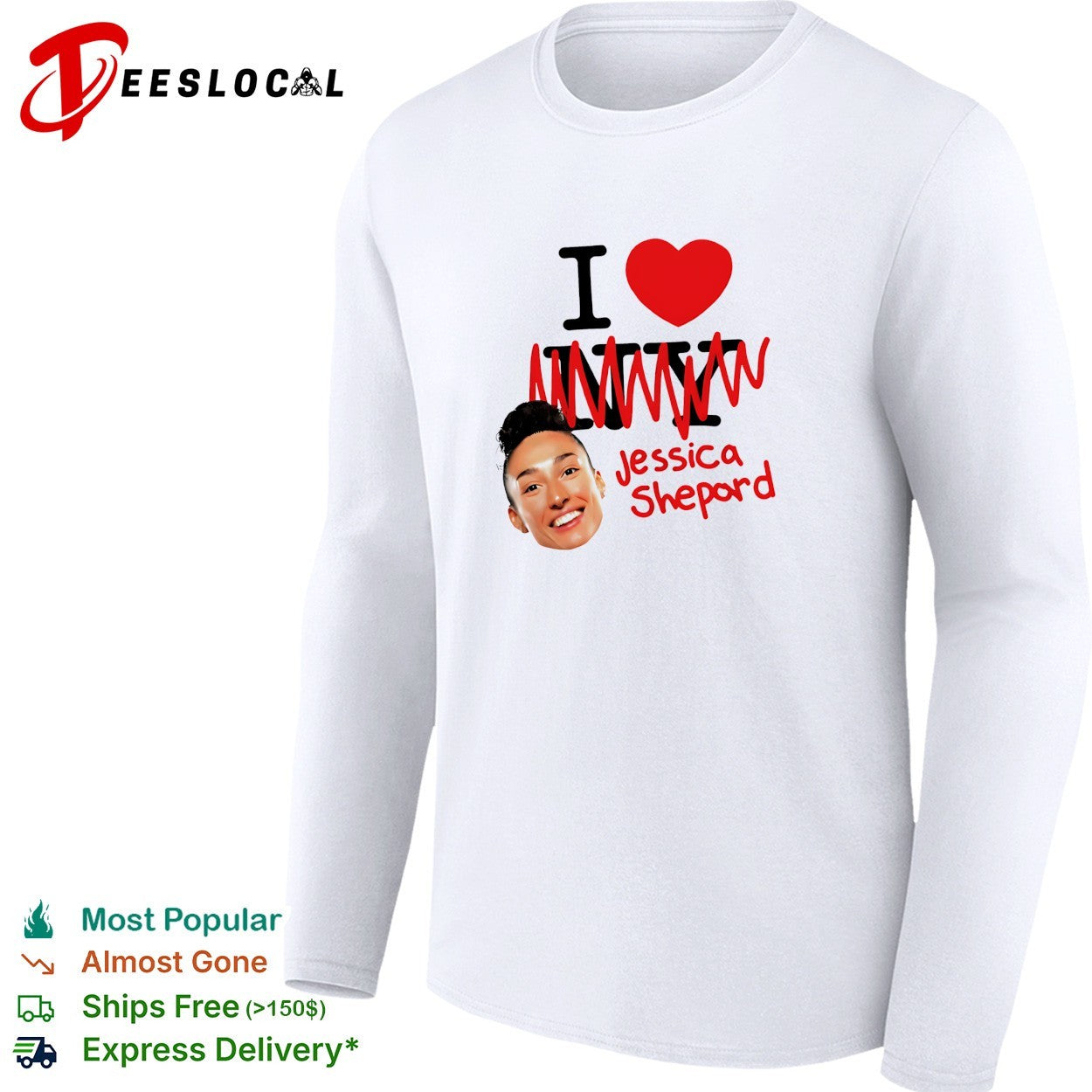 I love Jessica Shepard photo shirt
