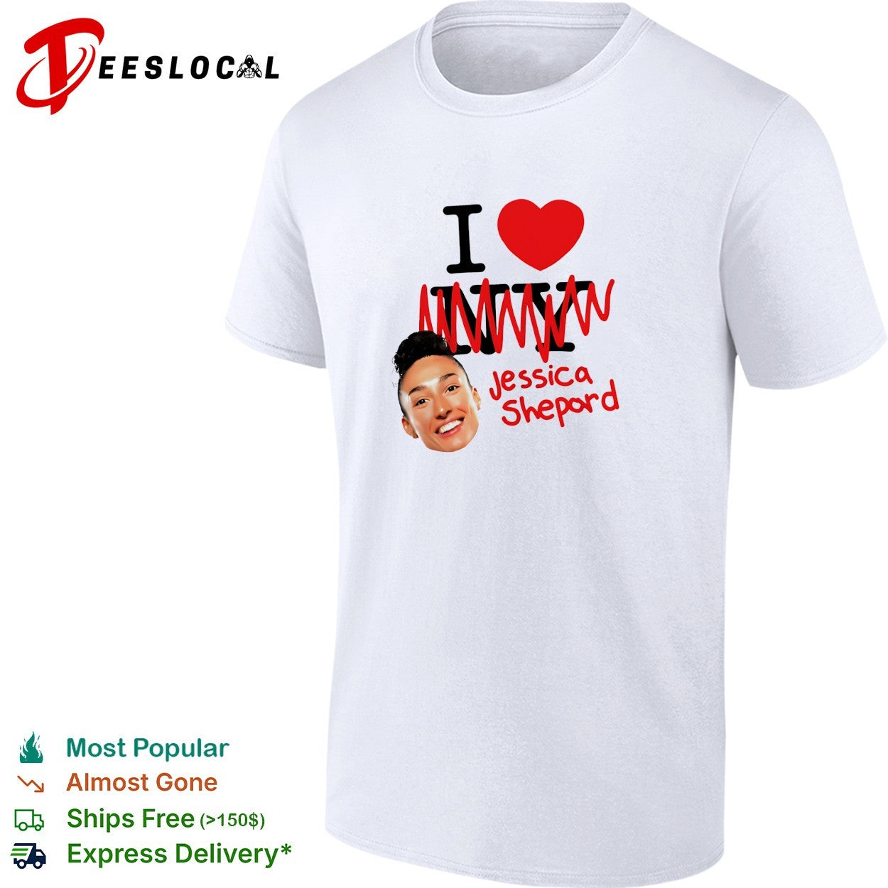 I love Jessica Shepard photo shirt