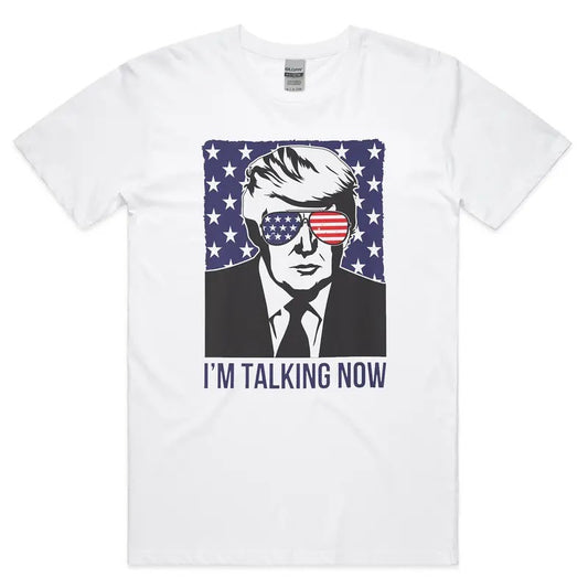 I'm Talking Now Trump Shirt, Presidential Debate in Philadelphia 2024 Shirt, Trump Vance 2024 Shirt, Trump for President 2024, Trump Shirt, Trump Shirts for Sale, Unisex Classic Comfort Cotton T-Shirts all Sizes all Colors for Men for Women