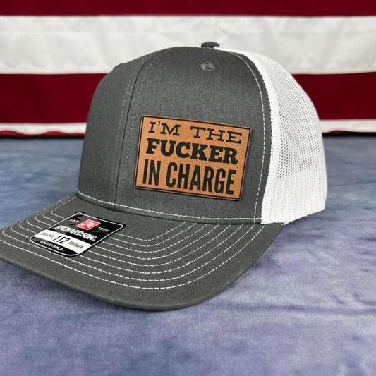 I'm the F'ER in charge - Premium Quality Snapback Hat for Men