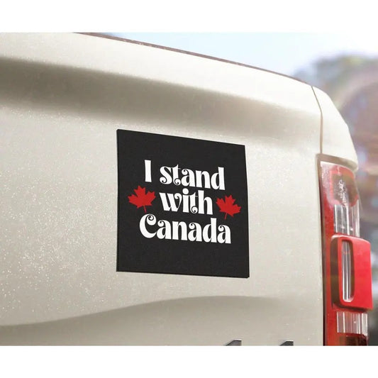 I stand with Canada Car Magnet, Canadian Tariffs Car Magnets, Tariffs, Canada is not for sale bumper sticker, F*ck sticker