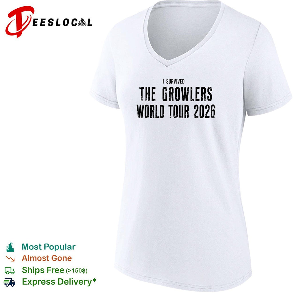 I survived The Growlers world tour 2026 shirt
