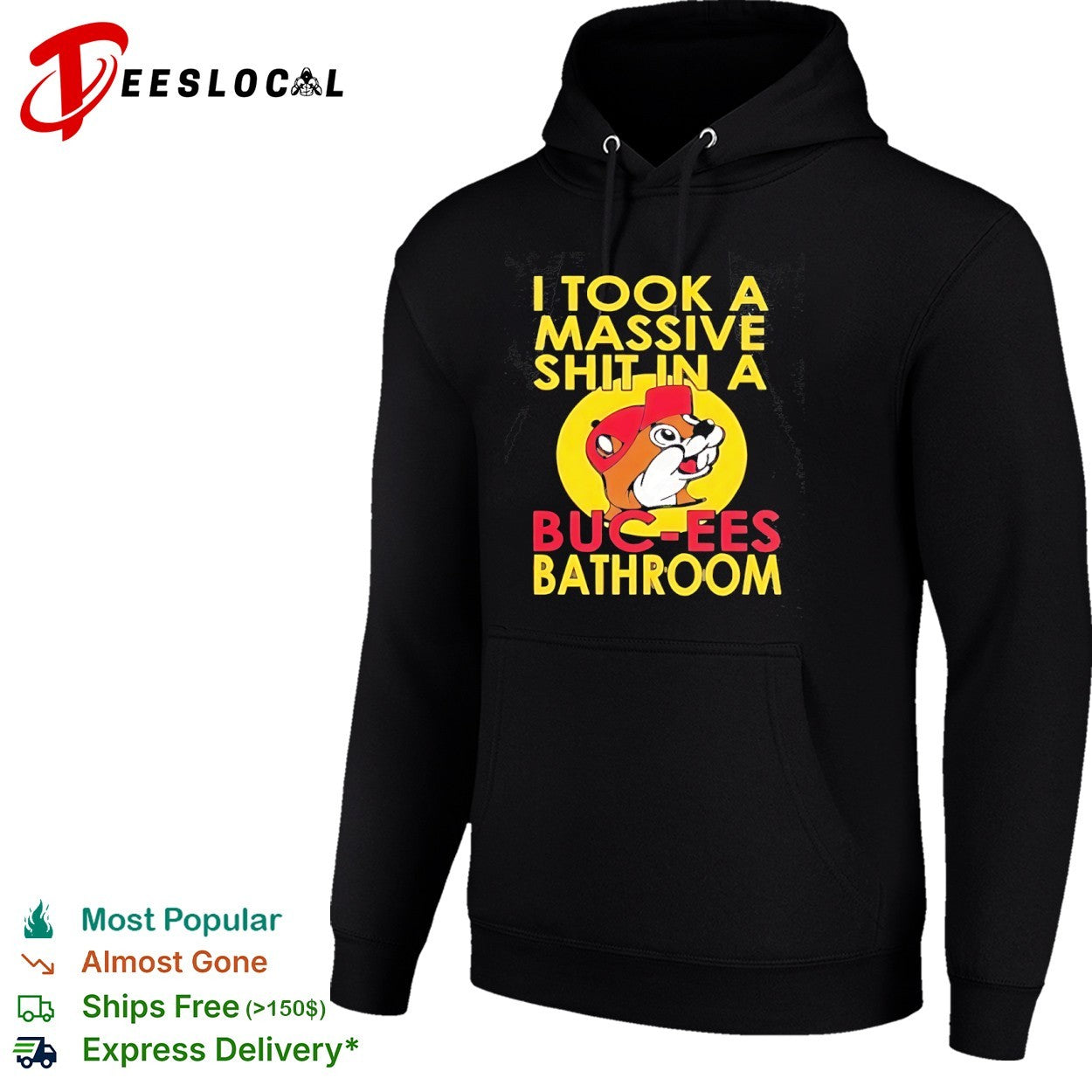 I took a massive shit in a Buc-ees bathroom beaver shirt