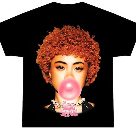 ICE SPICE T-SHIRT  Rap Tee Certified Munch Concert Merch  Rare Munch Vintage Style Face Hip Hop Graphic Print