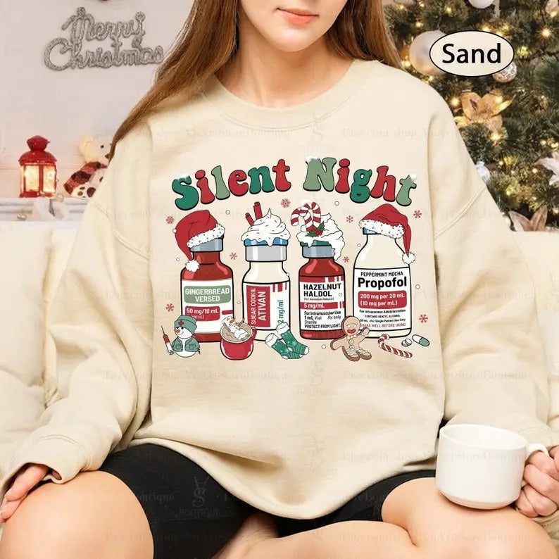 ICU Nurse Christmas Shirt, Christmas Nurse Shirt, Medical Christmas Shirt, Funny Nurse Christmas Shirt, Nurse Shirt, Gift...