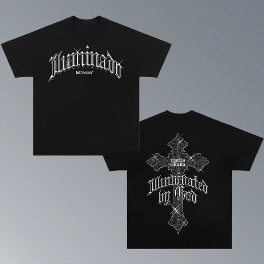 ILLUMINADO - OLIVEIRA TEE, Boxing T-shirt, Boxer Tee, Sports Shirt, UFC Shirt, Workout T-shirt, Gift for Him Gift For Her Hoodie Sweatshirt Cotton Crewneck Cotton Menswear Top