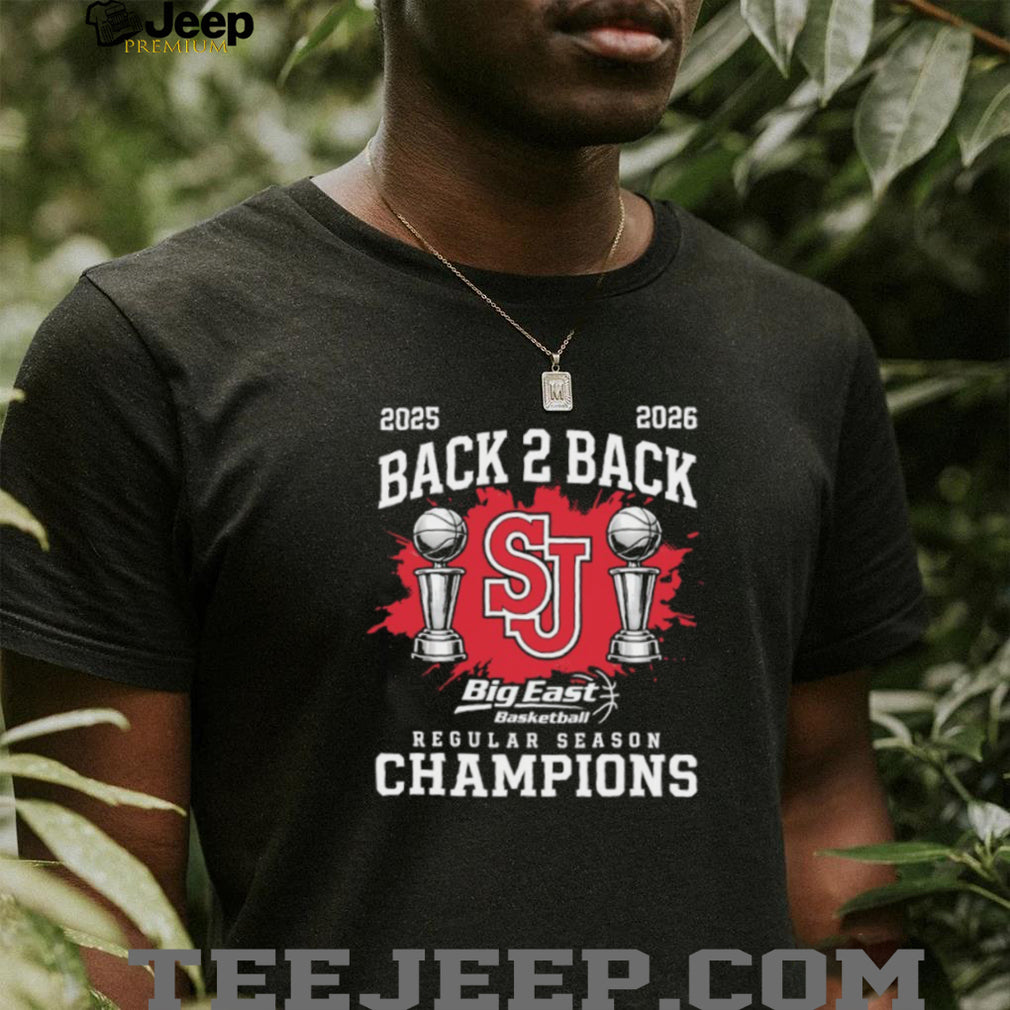 St. John’s Red Storm Back 2 Back Big East Regular Season Champions T Shirt