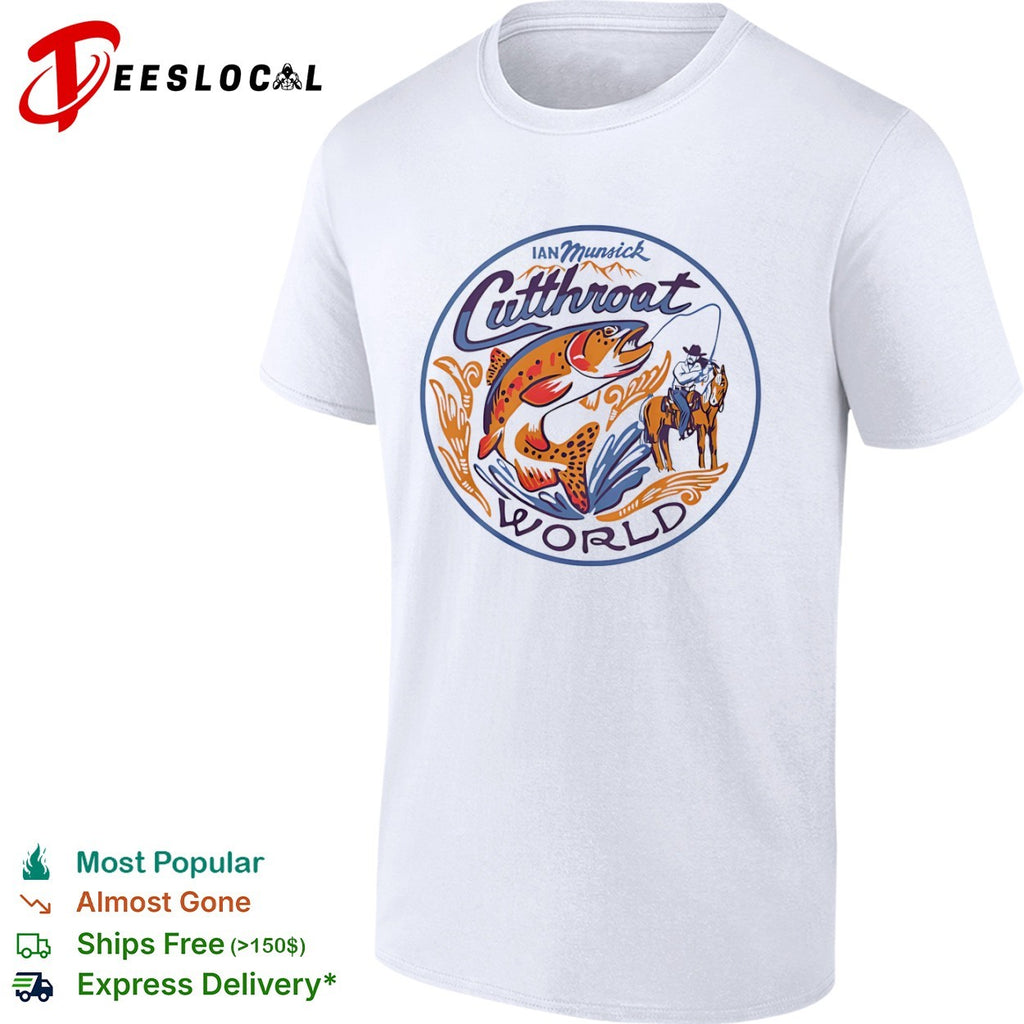 Ian Munsick cutthroat world trout cowboy shirt