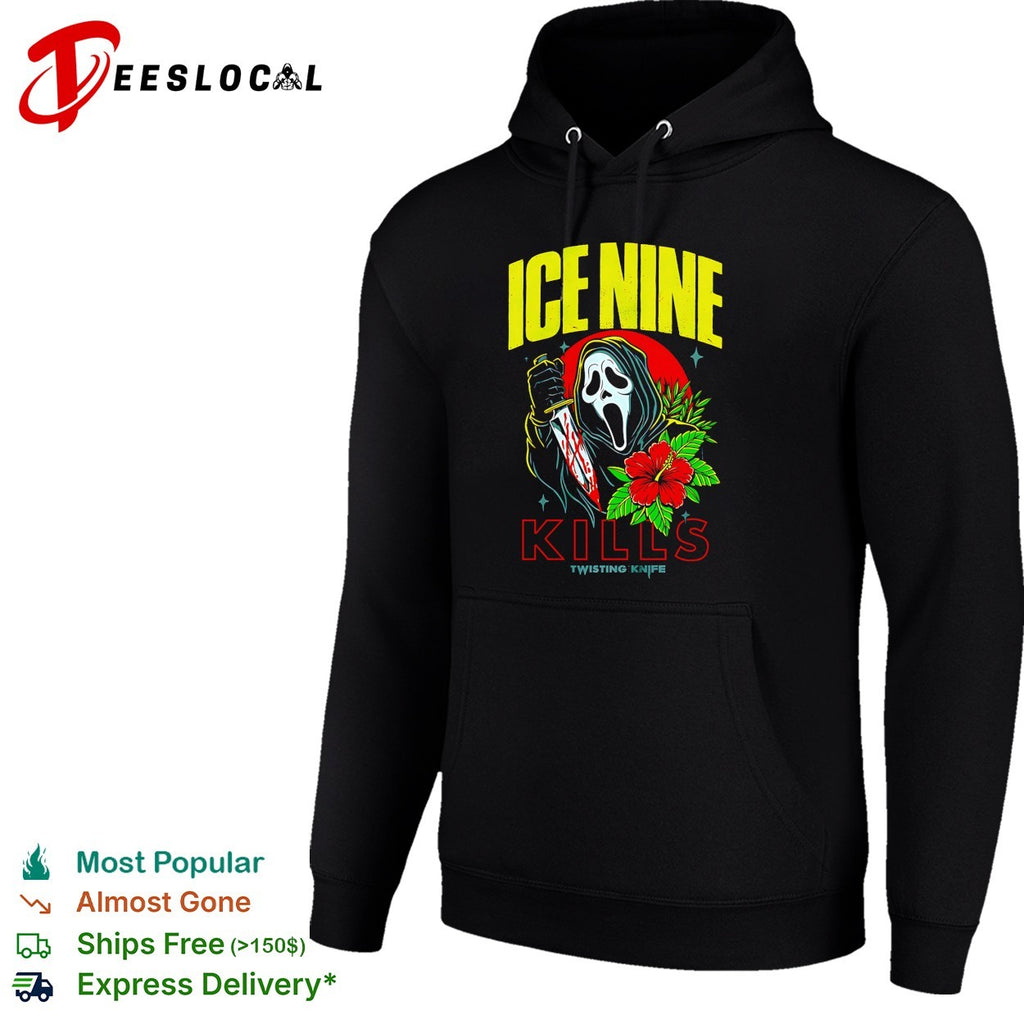 Ice Nine Kills Summer Of Silence 2026 Collection Ghostface Twisting Knife shirt