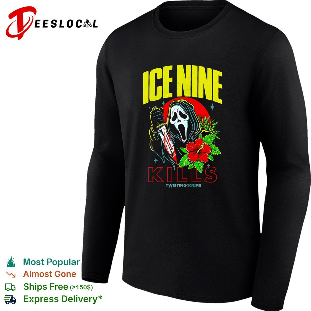Ice Nine Kills Summer Of Silence 2026 Collection Ghostface Twisting Knife shirt