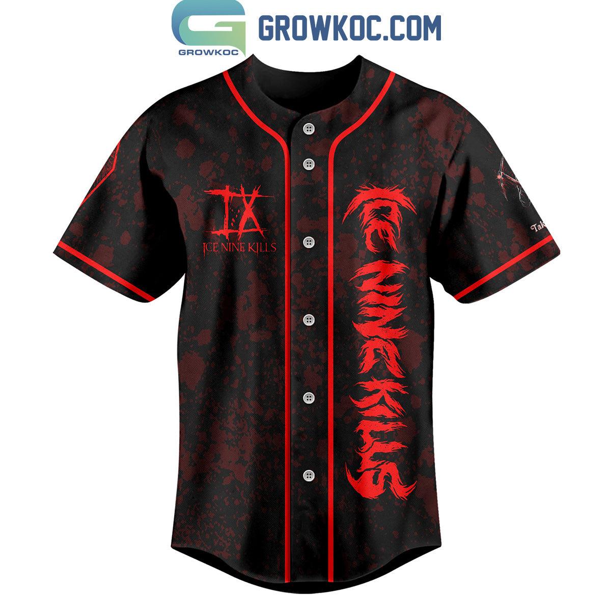 Ice Nine Kills Welcome To Horrorwood Personalized Baseball Jersey