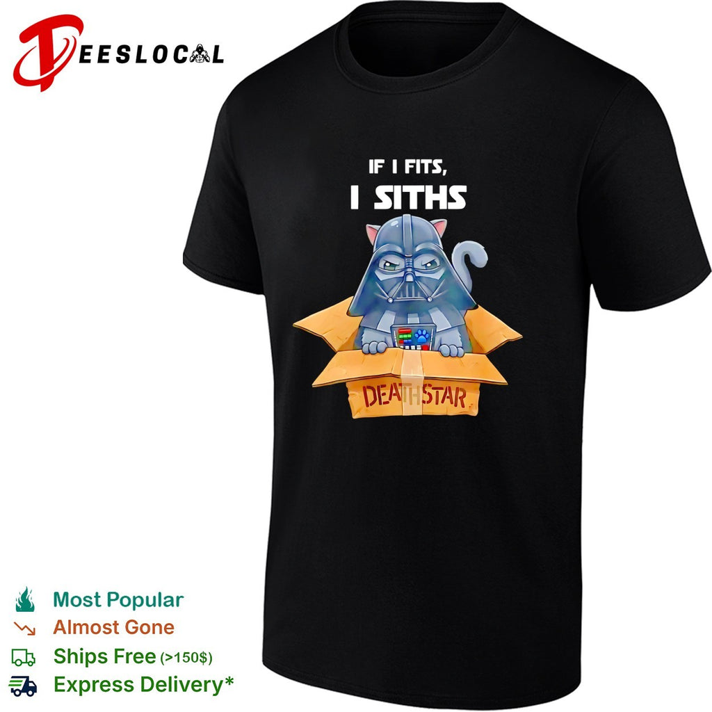 If I fits I siths Darth Vader cat in a box shirt