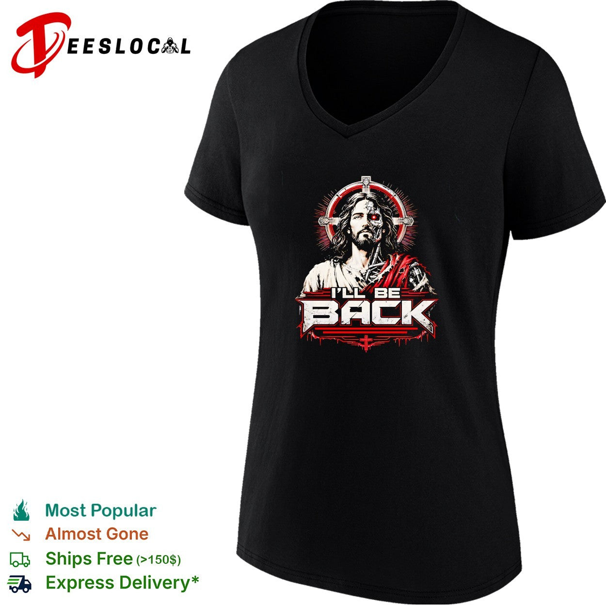 I’ll be back Terminator Jesus mashup shirt
