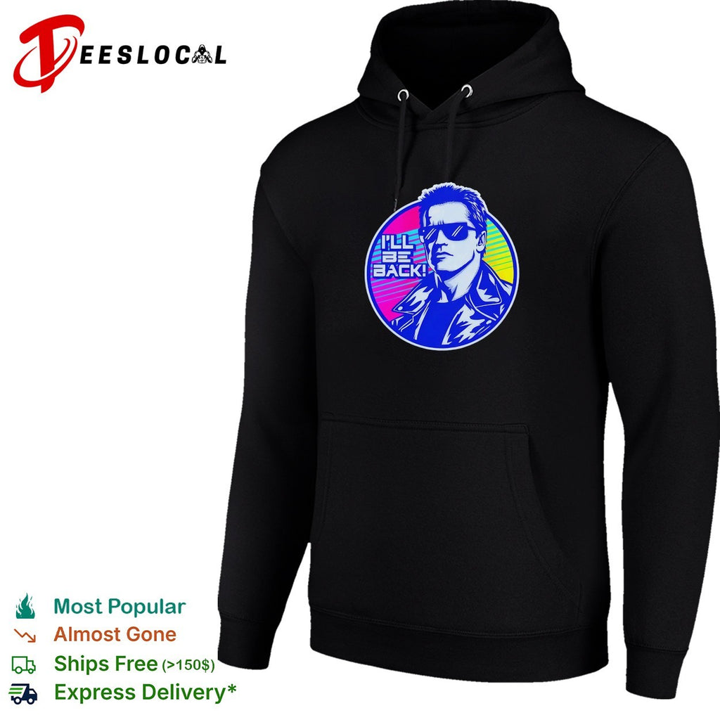 I’ll be back Terminator retro portrait shirt