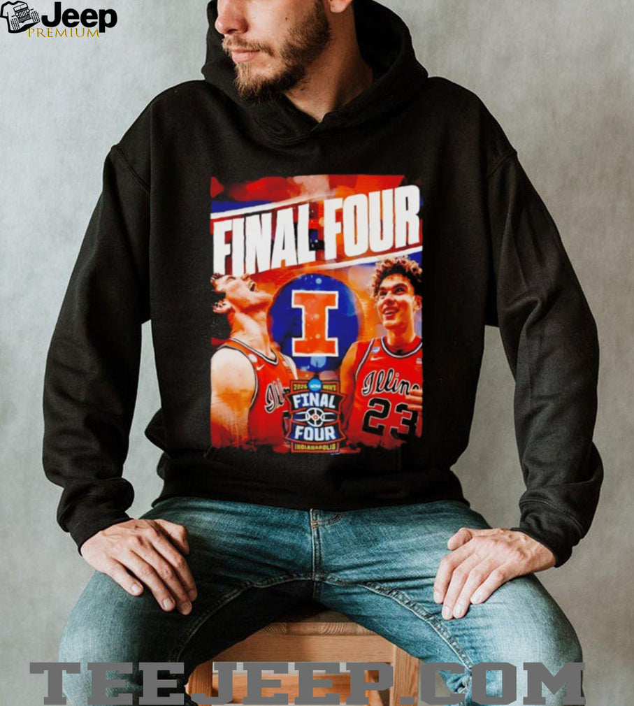 Illinois Fighting Illini 2026 NCAA Men’s Final Four Indianapolis T Shirt