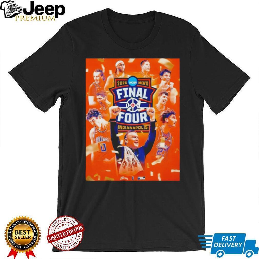 Illinois Fighting Illini 2026 NCAA Men’s Final Four Indianapolis Team T Shirt